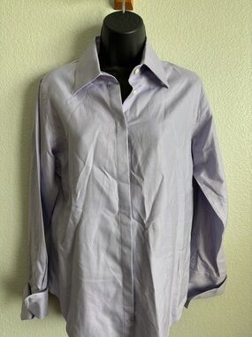Pink Tartan Lavender/White Micro-Stripe Tailored Button Down